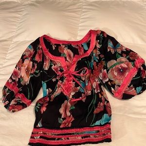 Bebe Floral Blouse